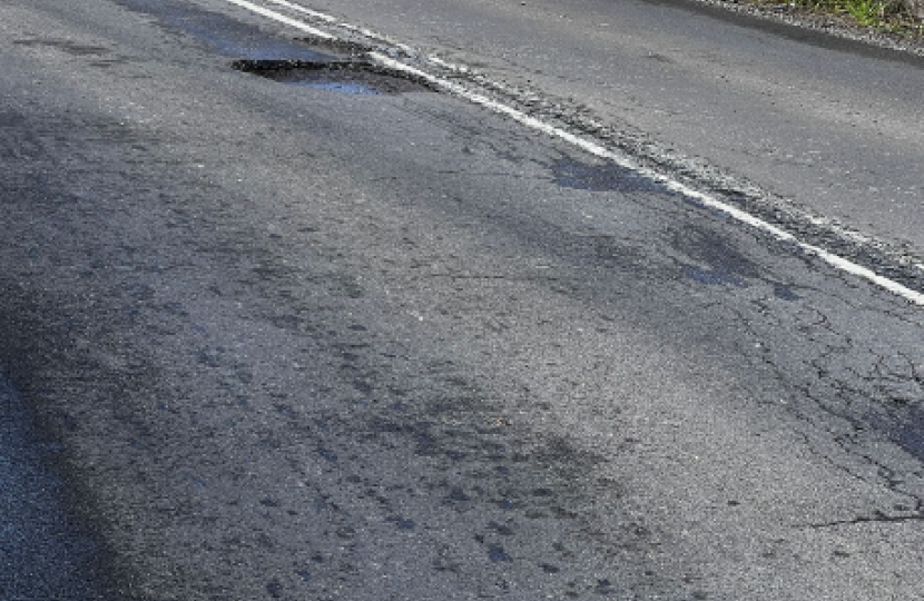 pothole in shirebrook