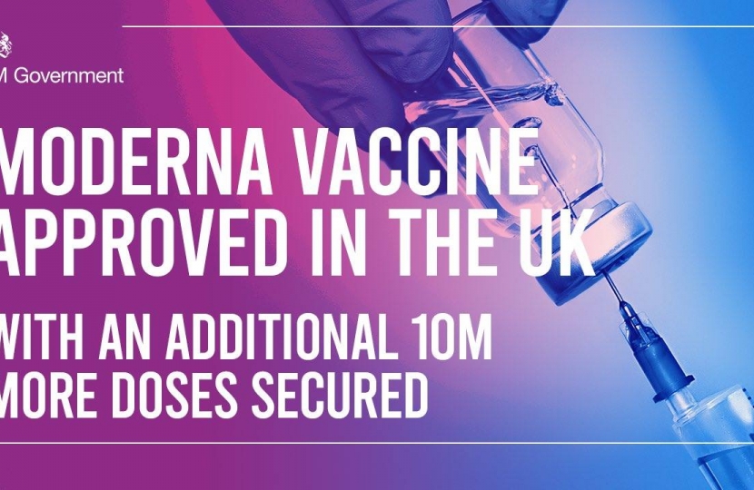 Moderna Vaccine Approved for UK Use