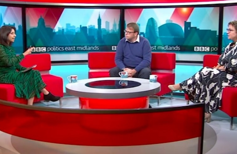 Screenshot of Studio of Politics East Midlands