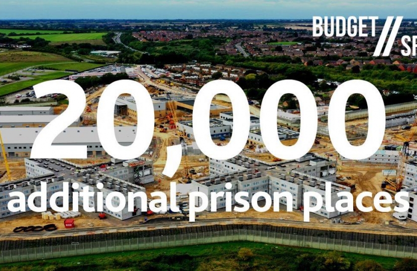 20000 Additional Prison Places Graphic