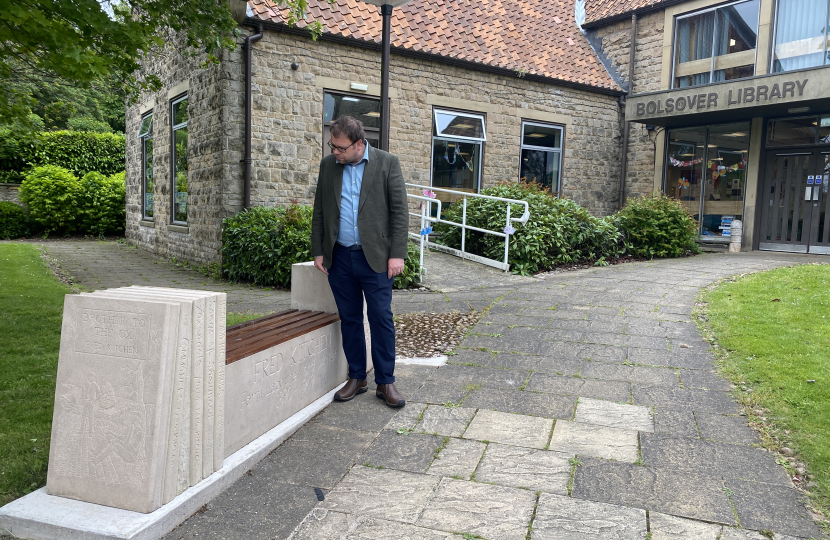 mark at the bench