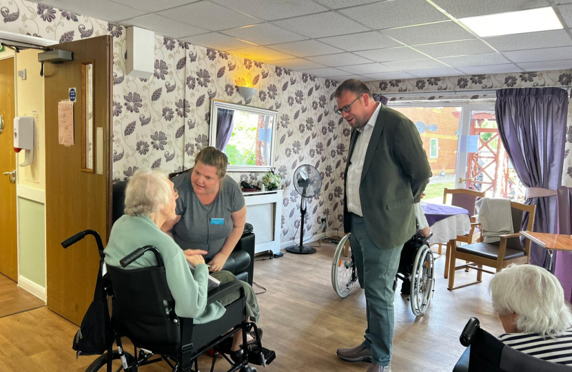 Inside Vale Care Home