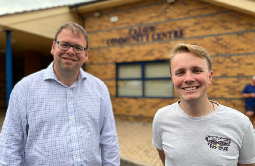 Mark and Cllr Jack Woolley