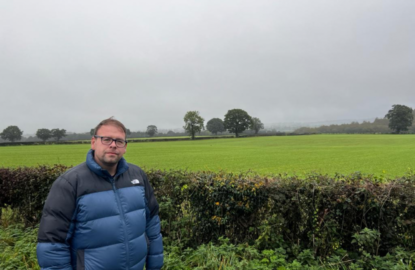 Morton Solar Farm Site Mark Fletcher MP