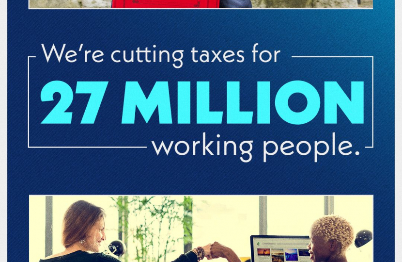 Tax cuts poster 27 million