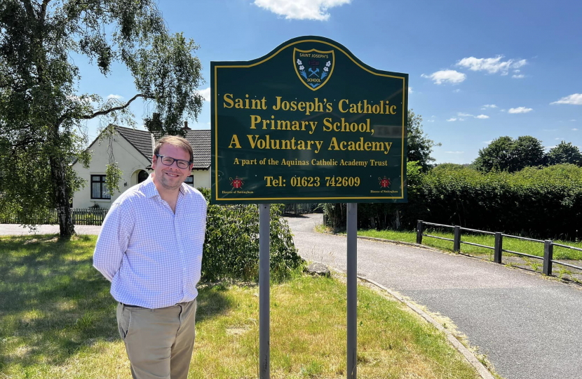 Saint Joseph's Catholic Primary School in Langwith Junction.