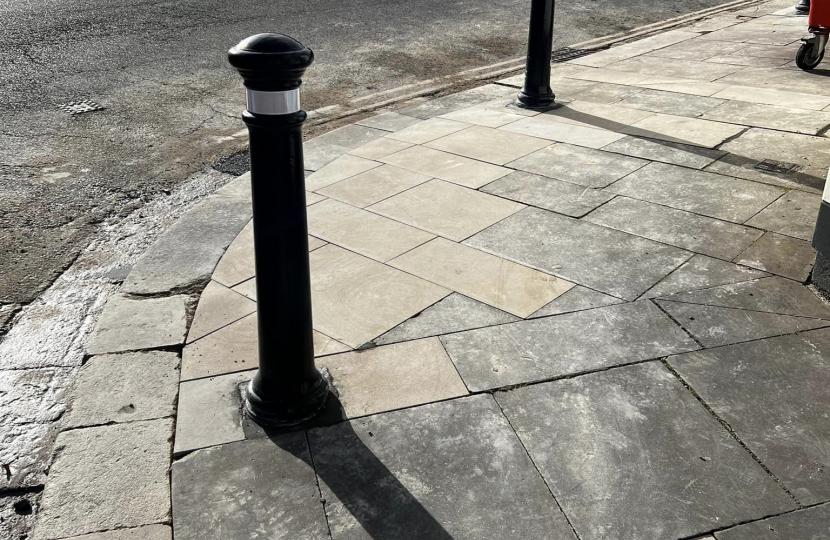 A bollard