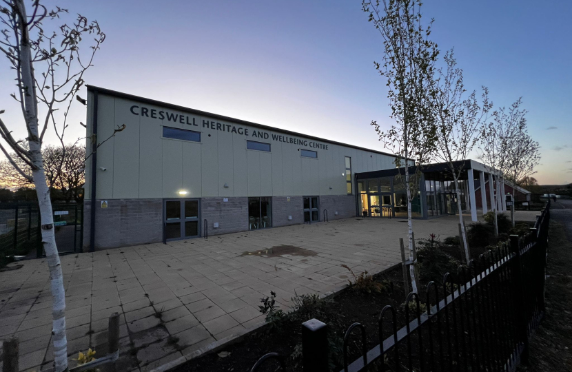 Picture of creswell health and wellbeing centre