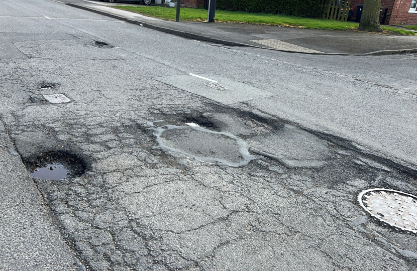 Moor Lane Pothole Picture