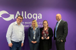 Mark presenting Alloga UK with their award