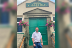 Mark on the Steps of Morton Village Hall.