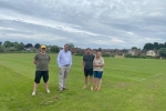 Mark Fletcher MP meets with representatives of Stonebroom FC