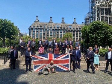 Mark Fletcher with other conservative MPs