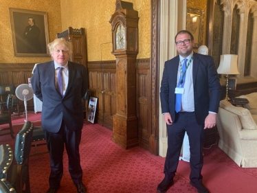 Mark met with Boris Johnson 