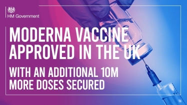 Moderna Vaccine Approved for UK Use