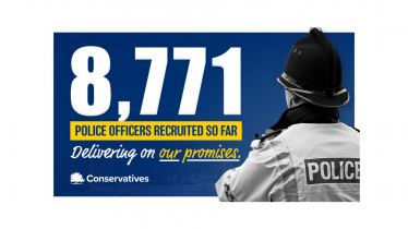 8,771 new police officers recruited graphic