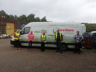 Mark with FareShare volunteers