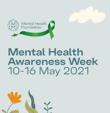 Mental health awareness week logo.