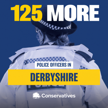 125 more police officers in Derbyshire