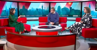 Screenshot of Studio of Politics East Midlands