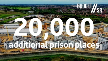 20000 Additional Prison Places Graphic