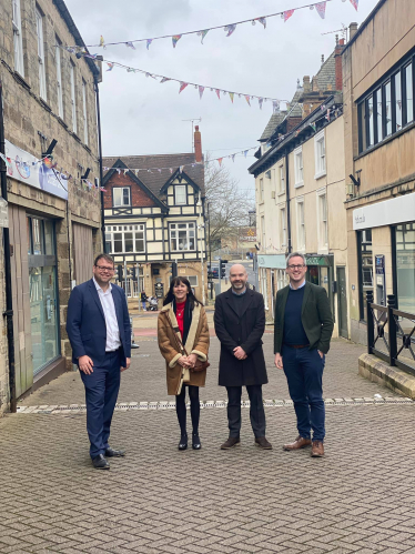 Mark campaigning to regenerate Bolsover Town Centre