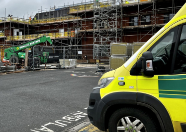 Construction of the new Emergency Care Village at Bassetlaw Hospital