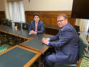 Mark Fletcher MP meeting with Rail Minister Huw Merriman MP