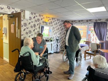 Inside Vale Care Home