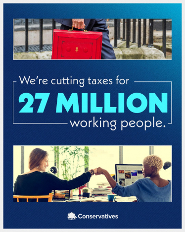 Tax cuts poster 27 million