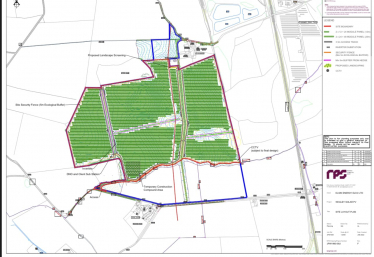 map of solar farm